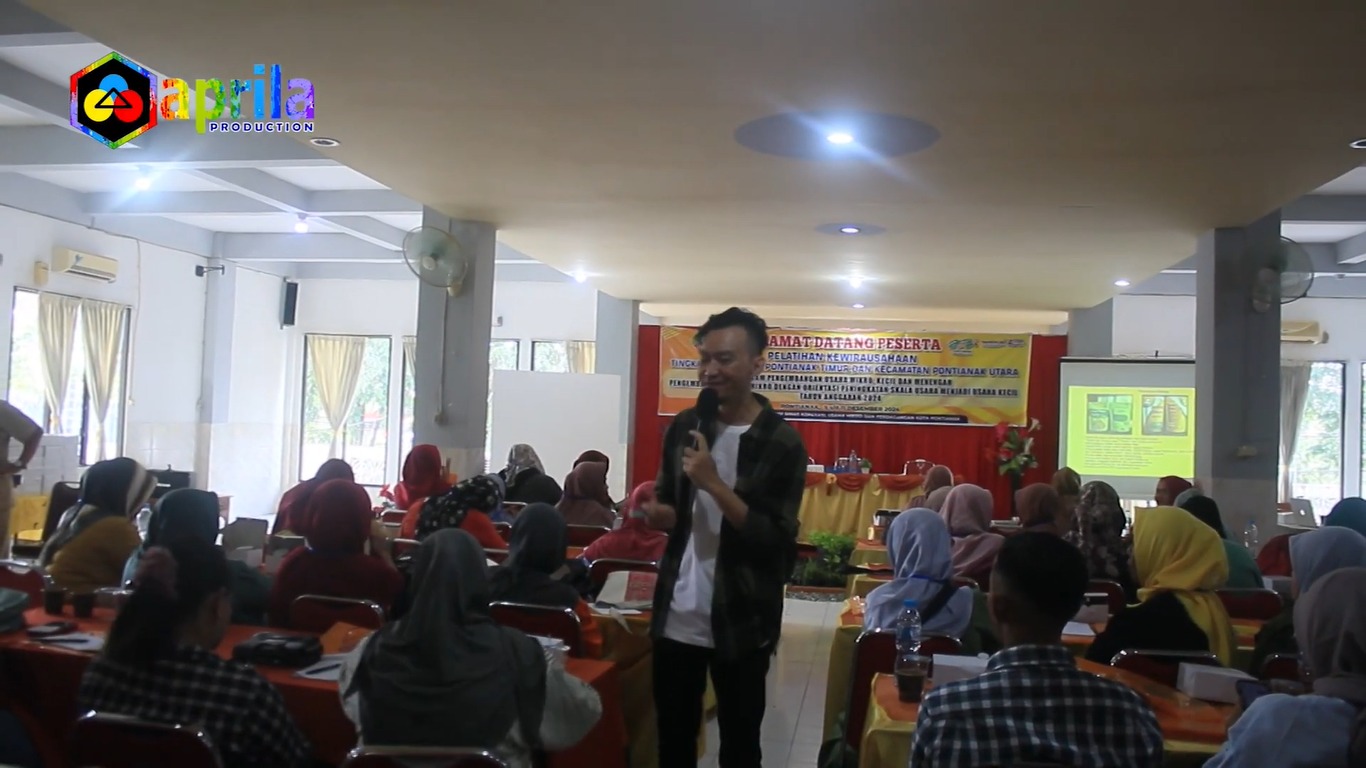 DKUMP Kota Pontianak Gelar Pelatihan Kewirausahaan untuk 100 Pelaku Usaha di Pontianak Timur dan Utara